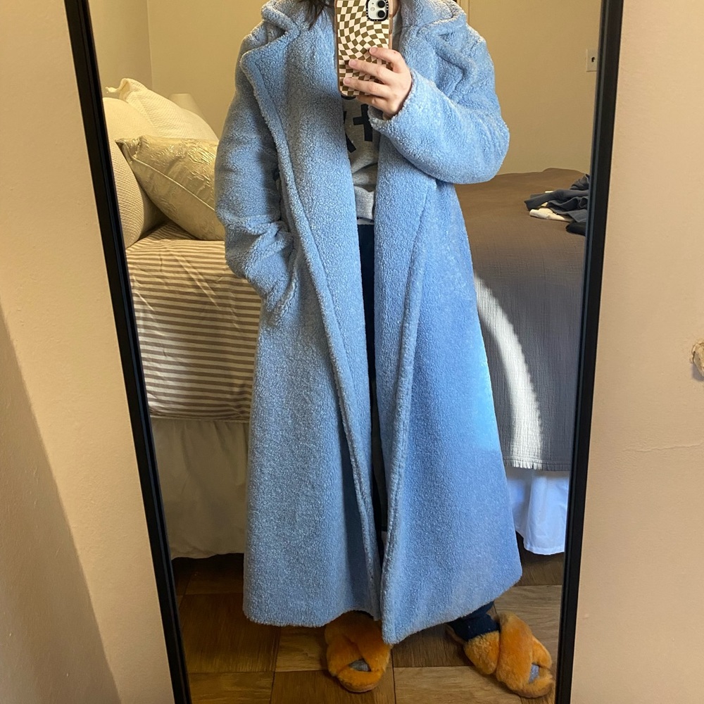 ❄️SOMETHING NAVY TEDDY COAT ❄️